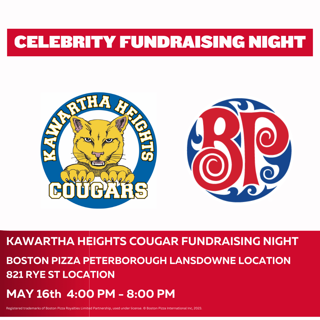 Join Us @ Boston Pizza on Rye St - Thurs May 16th