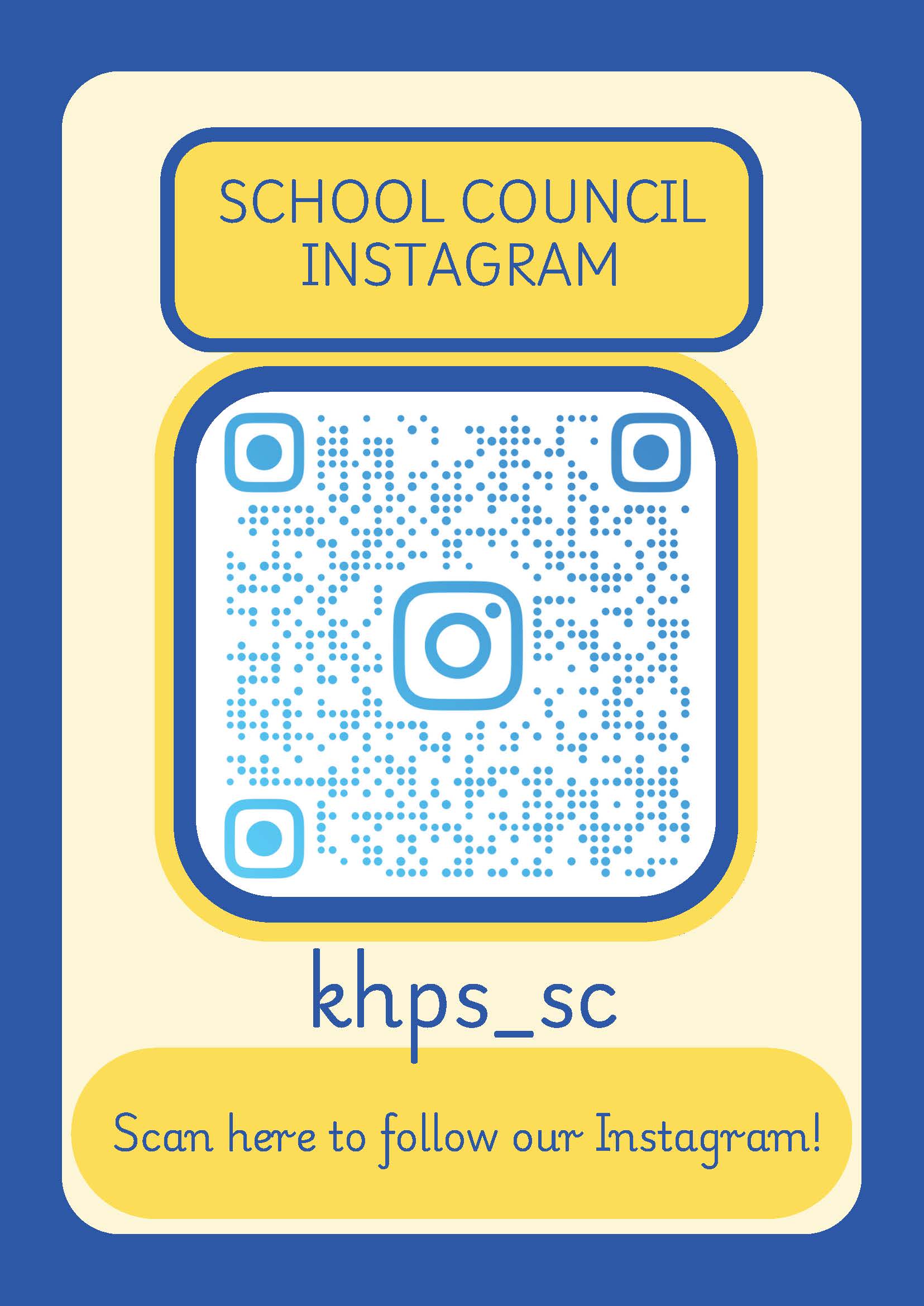 QR Code for School Council Instagram Account